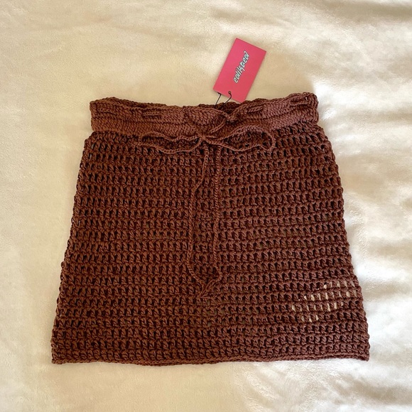 Edikted Dresses & Skirts - nwt edikted crochet mini skirt